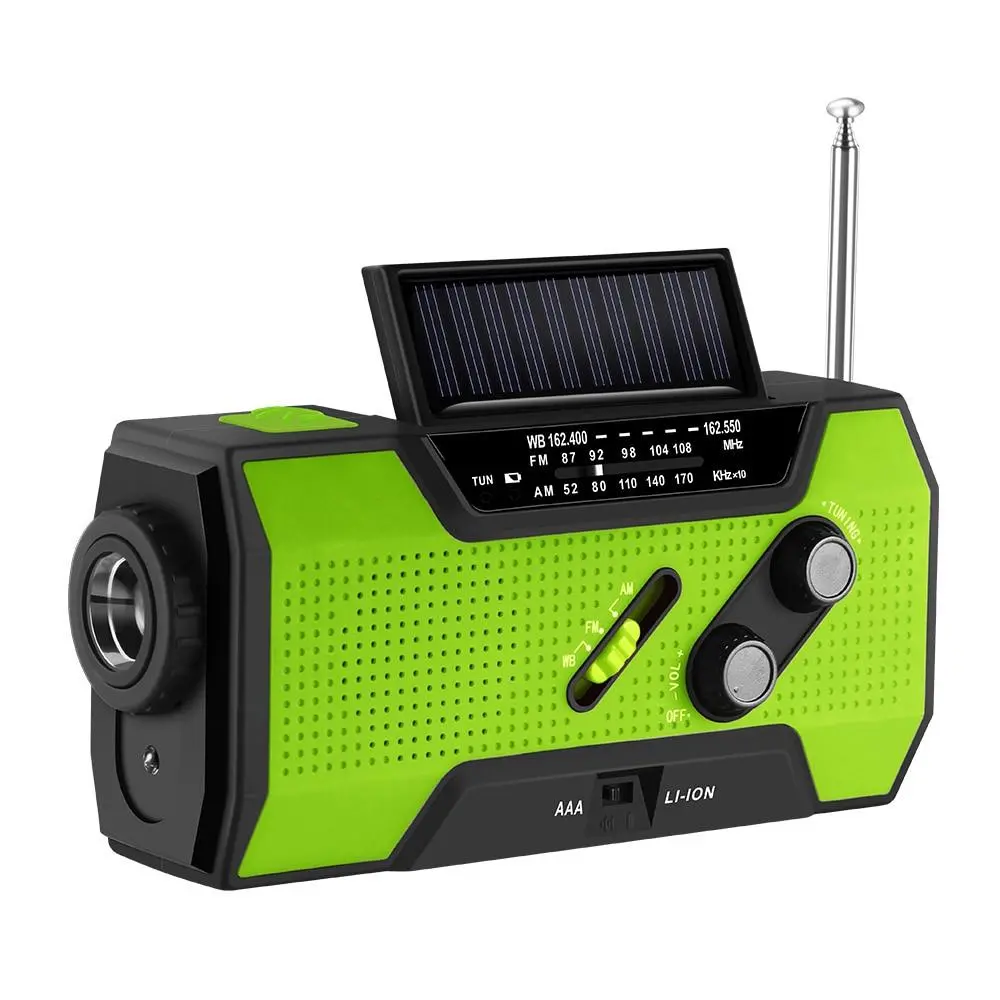 Solar Powered Emergency Hand Crank Survival Radio 1