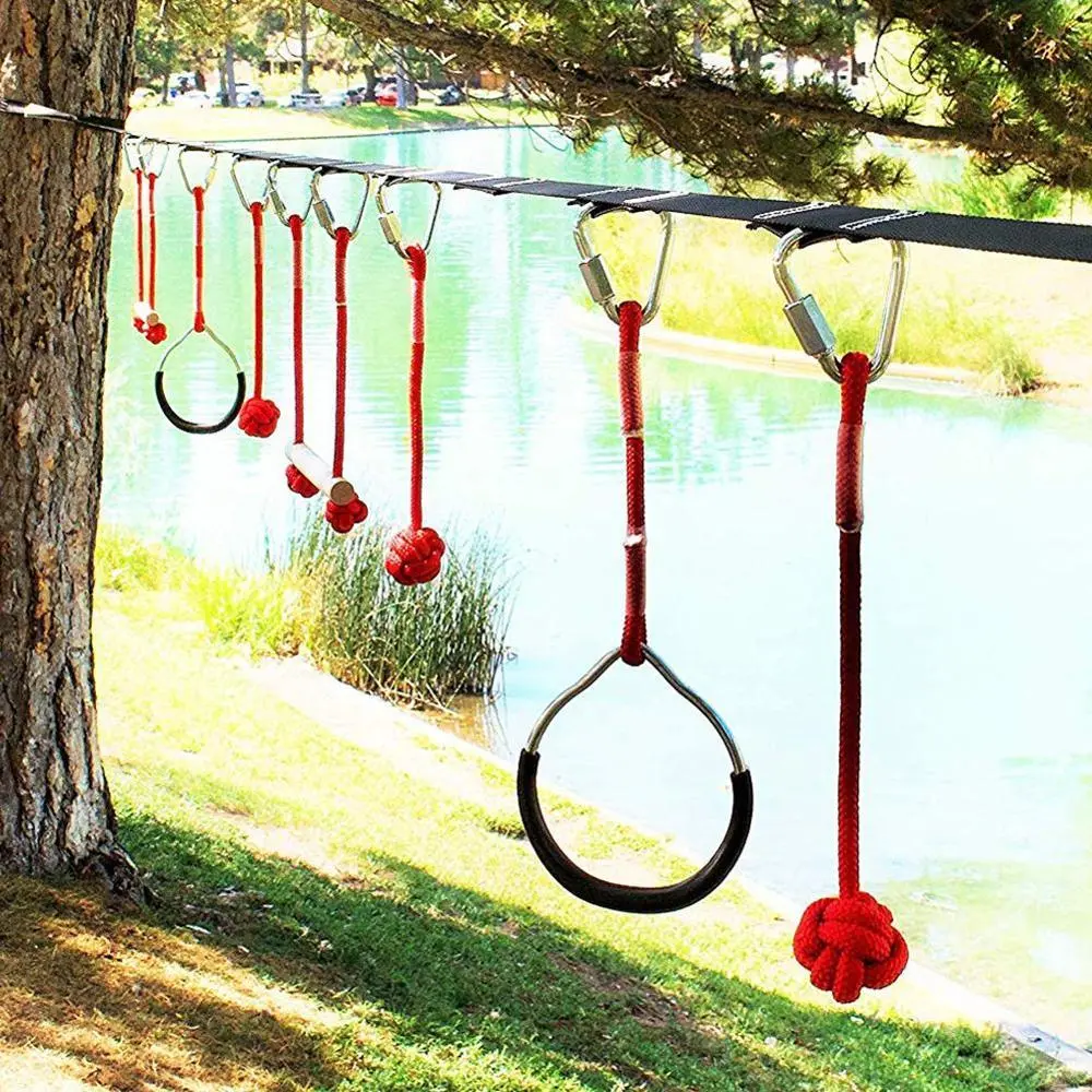 Ultimate Ninja Slackline Obstacle Course Kit 1