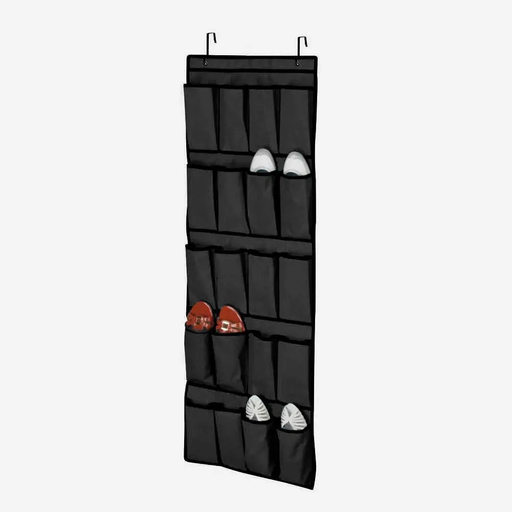 Premium 20 Pair Over Door Hanging Shoe Organizer Rack 4