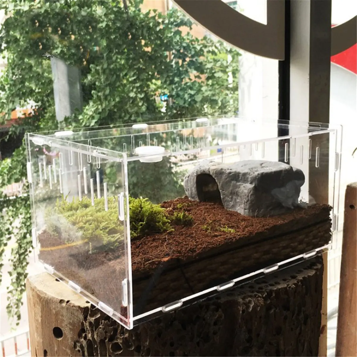 Premium Pvc Transparent Reptile Enclosure Terrarium Tank 1