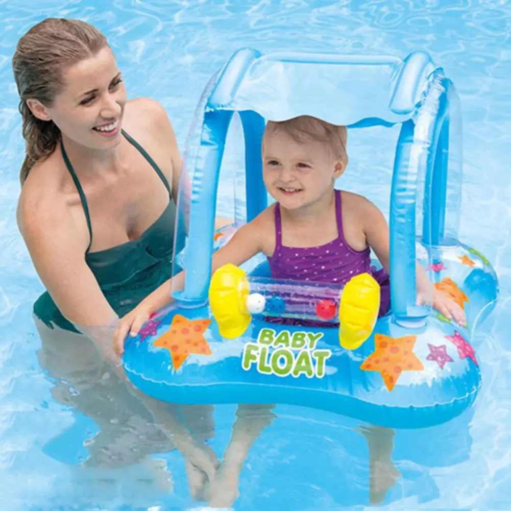 Toddler Swimming Pool Float With Canopy 1