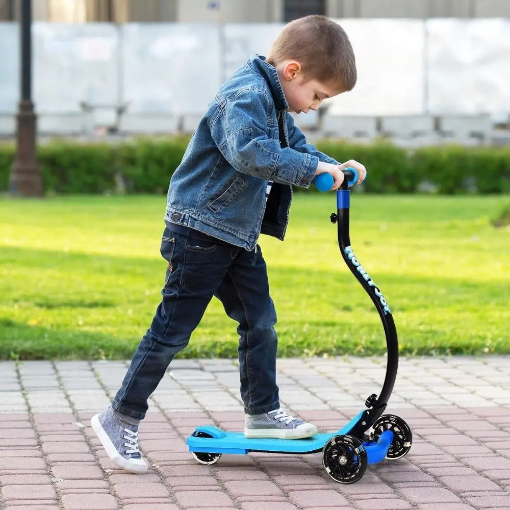 Kids Curved Foldable Riding Kick Scooter 2