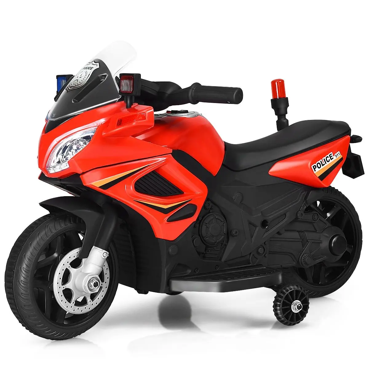 Kids Small Ride On Electric Police Motorcycle Bike 2