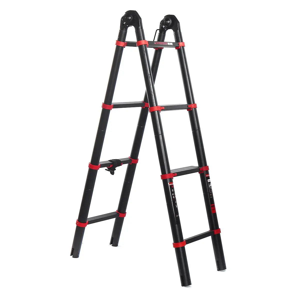 Heavy Duty Extendable Retracting Telescoping Aluminium Ladder 1