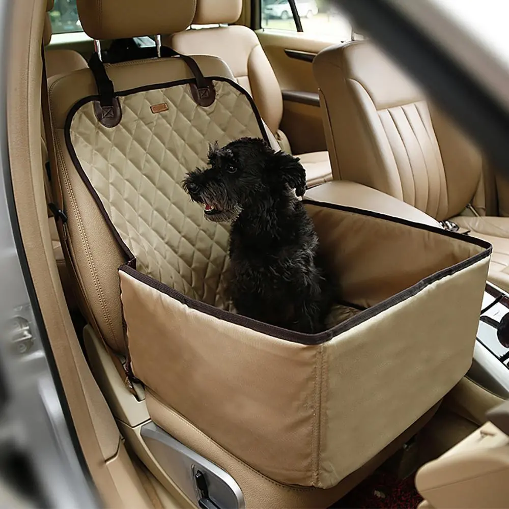 Spacious Safe Small Dog Car Booster Seat 1
