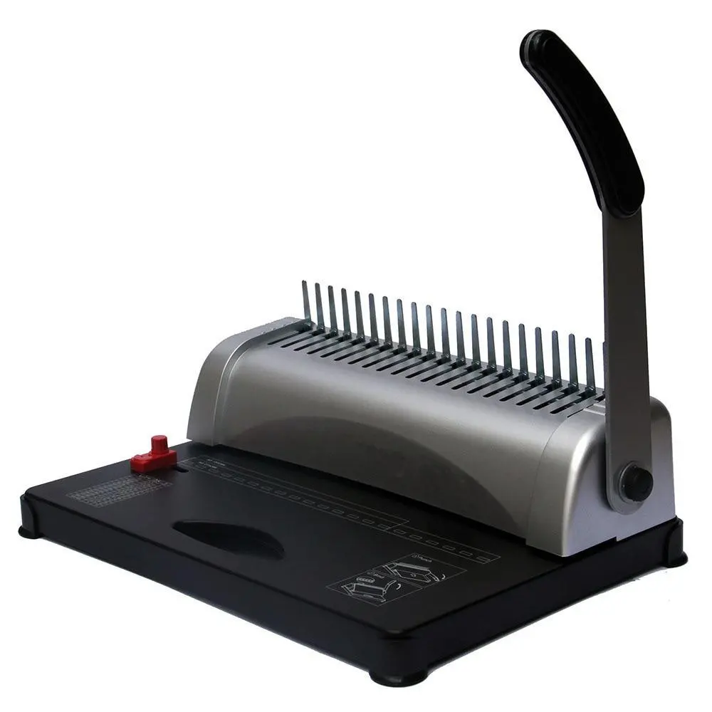 Premium Book Spiral Comb Binding Machine 21 Hole 1