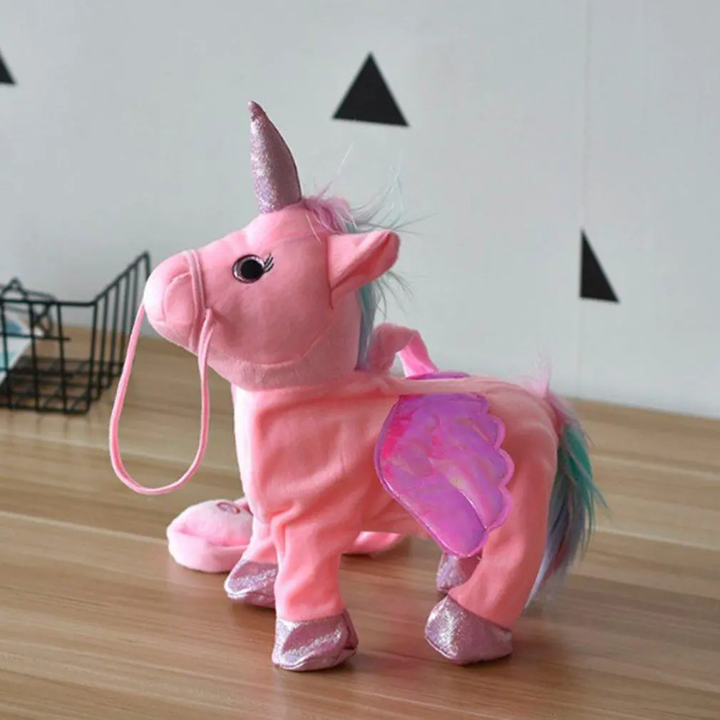 Kids' Realistic Walking Robot Unicorn Plush Toy 1