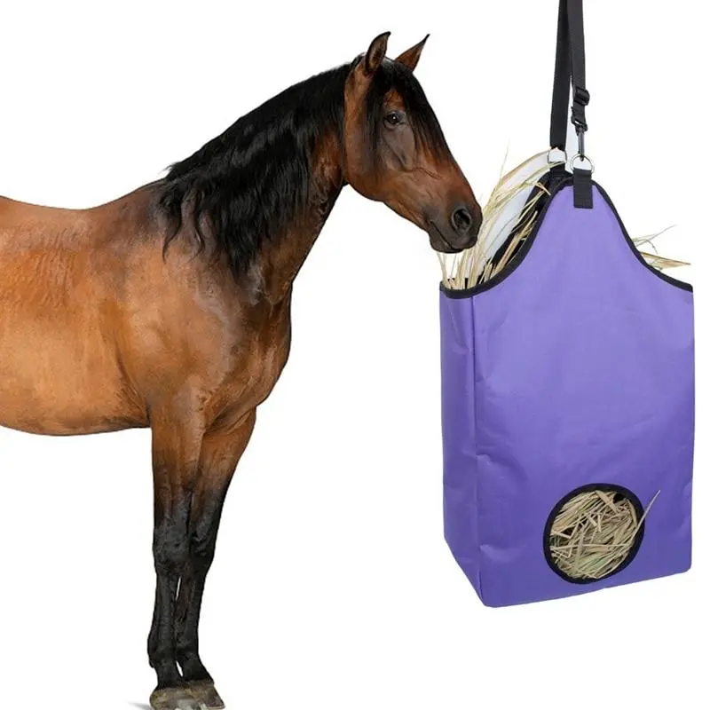 Large Slow Feeder Horse Hay Bag 23In 1