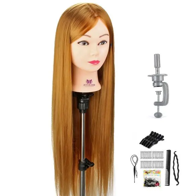 Ultimate Hair Styling Cosmetology Practice Mannequin Head With Hair 2