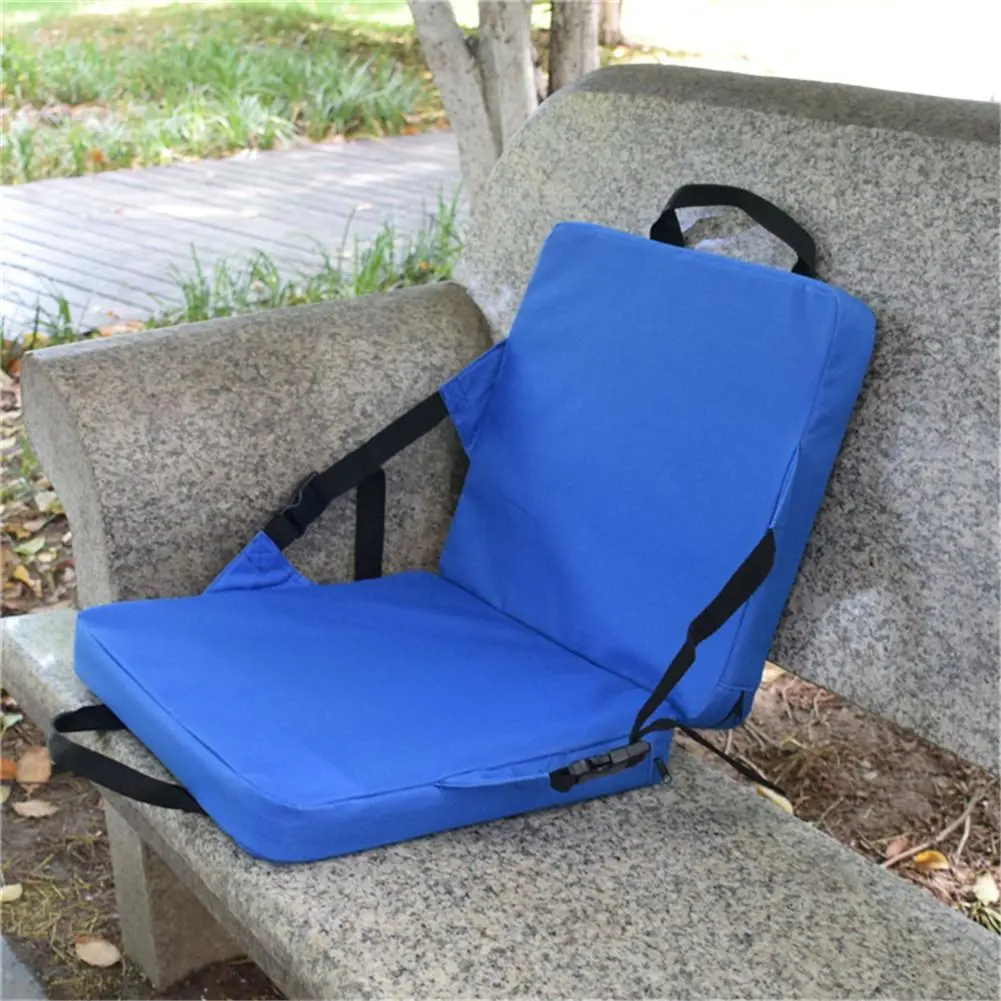 Portable Lightweight Stadium Bleacher Chair Seat With Back 1