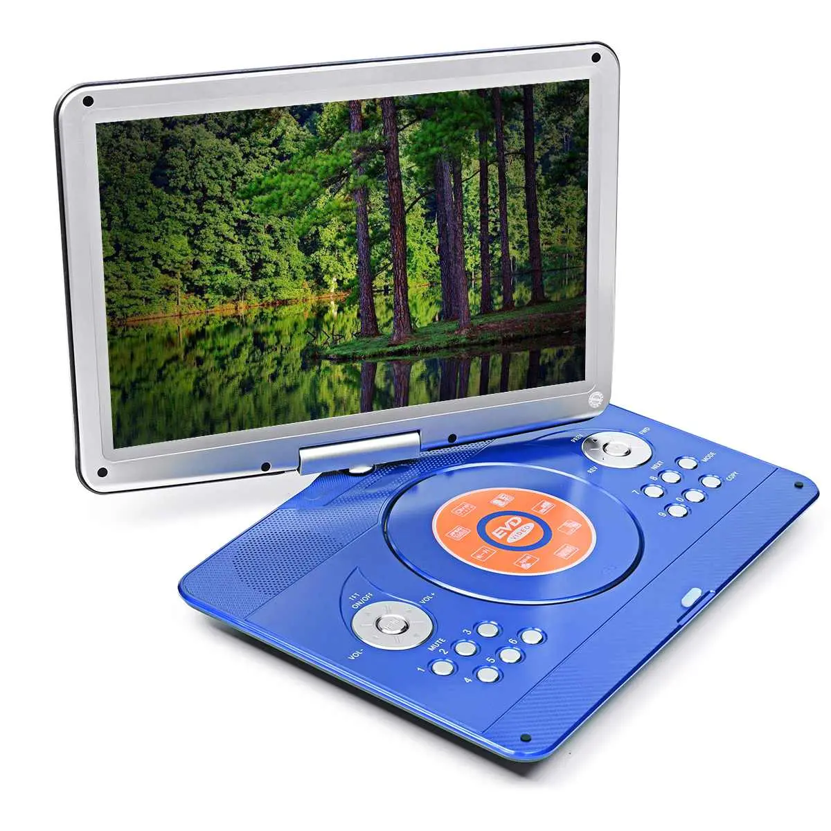 Portable Rotating Dvd Player With Screen 14" 1