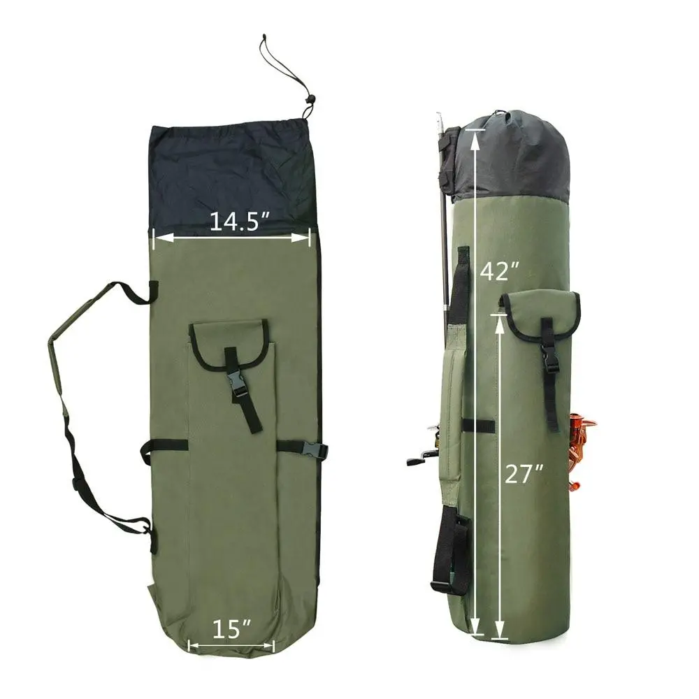 Fishing Tackle Rod Holder Backpack 1