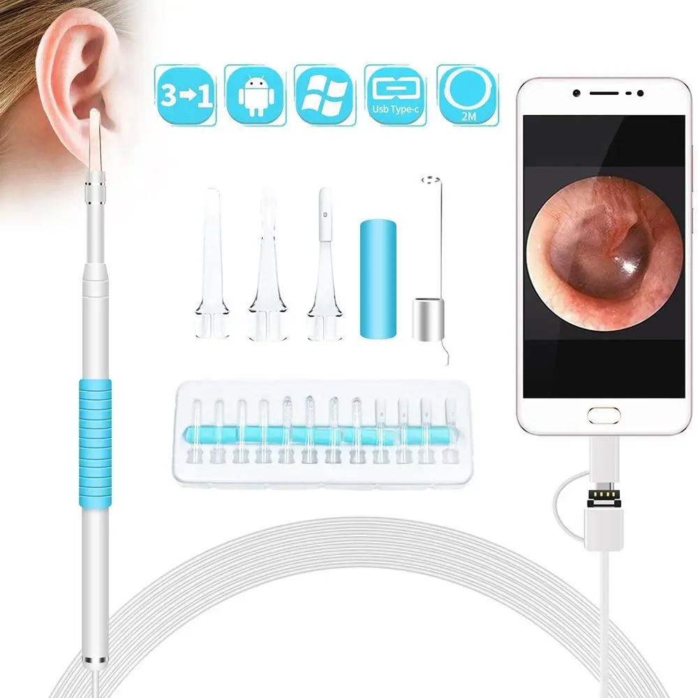 Premium Digital Phone Otoscope Camera 3 In 1 1