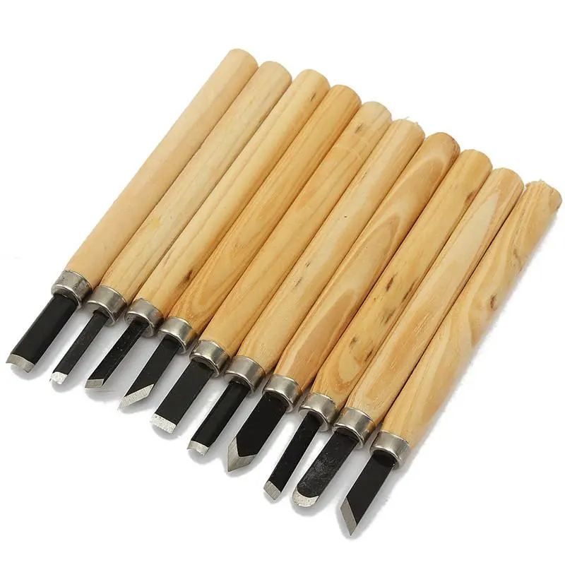 Wood Carving Chisel Knife Set 10 Pcs 1