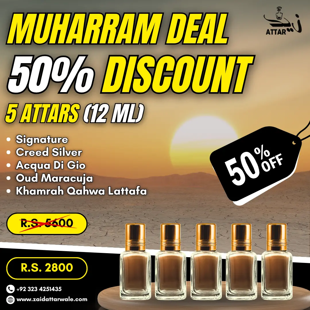 Muharram Al Haram Deal – Premium Five Summer Attars At 50% Off ✨ 1