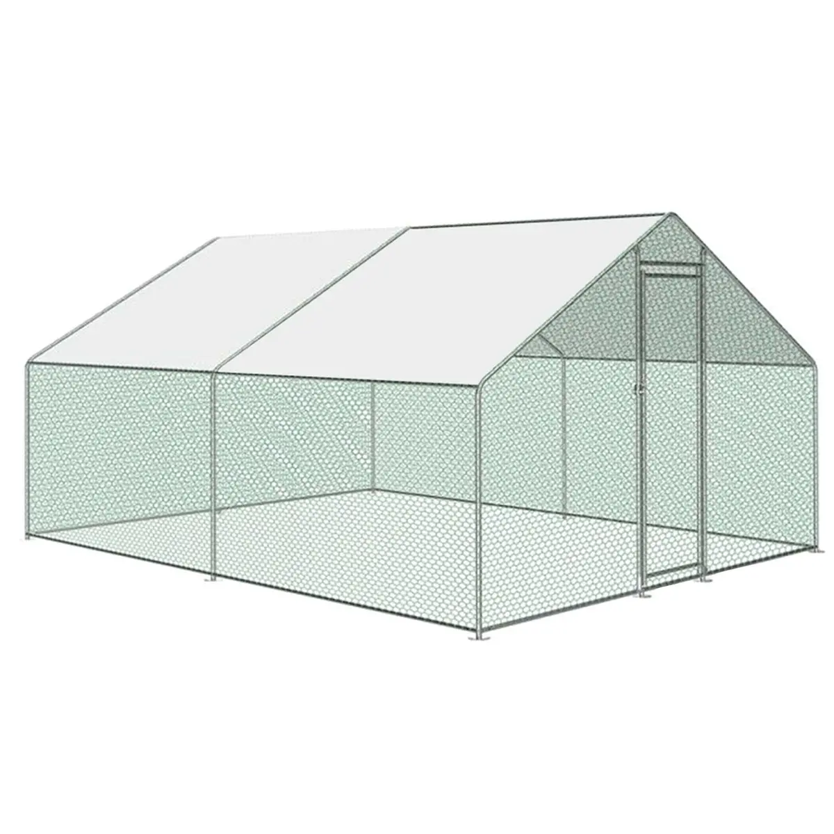 Large Spacious Walk In Backyard Chicken Coop 10' X 10' 1