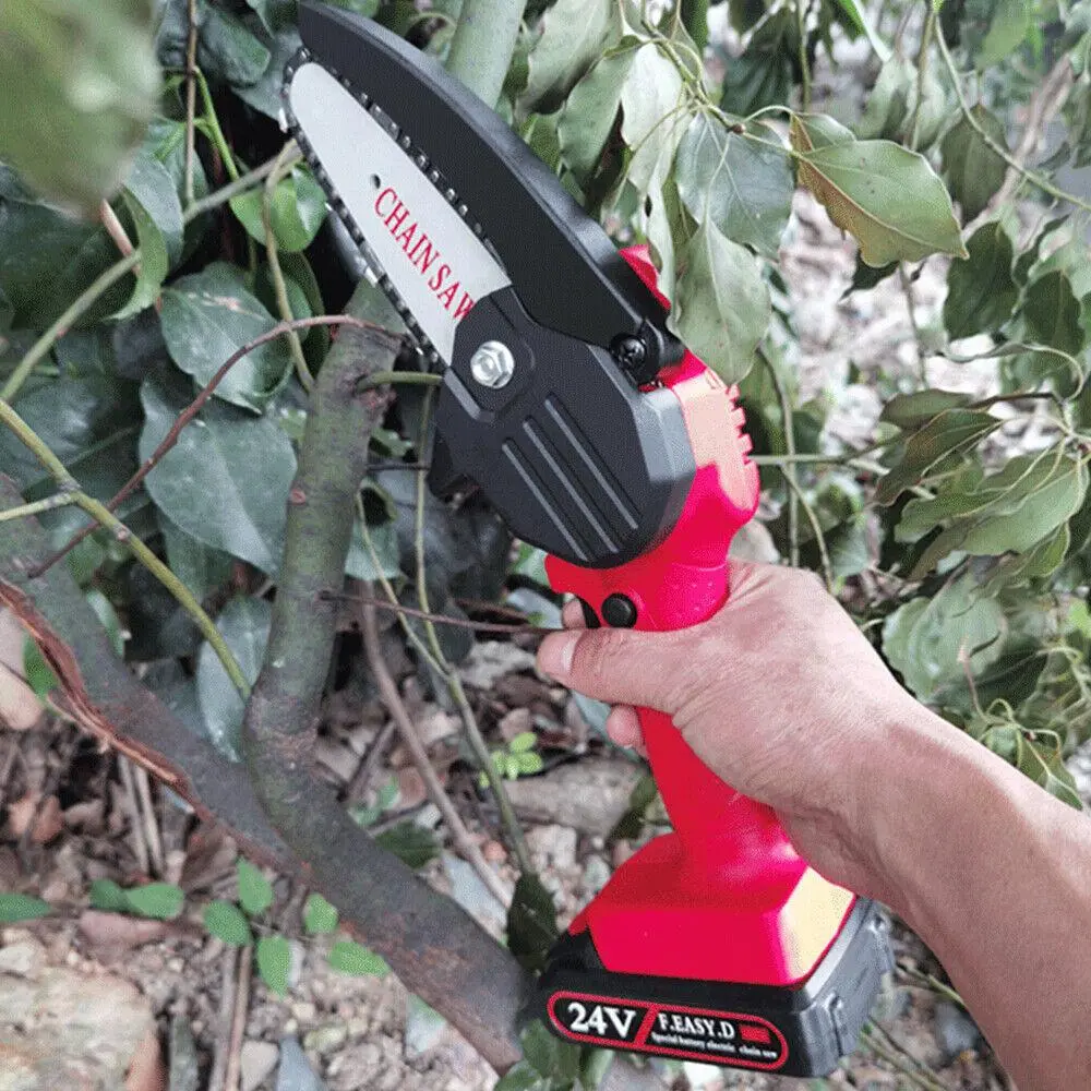 Small Handheld Battery Operated Electric Cordless Chainsaw 1