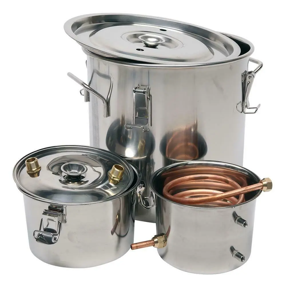 Large Complete Moonshine Alcohol Distiller Kit 30L 1