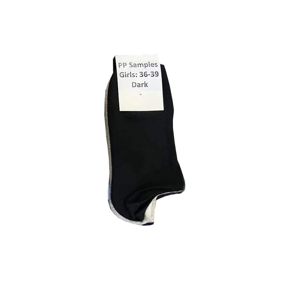 100%Cotton Women's Socks 3 Pairs (Dark) 1