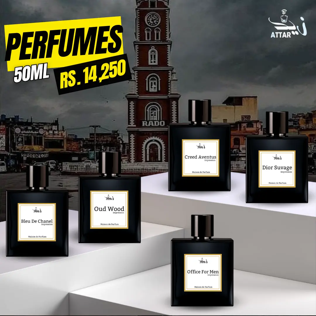 Five World Famous 50Ml Perfumes - Rameez Bhai Sialkot Order Of Pkr 14,250 1