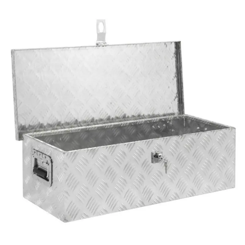 Large Aluminum Pickup Truck Tool Bed Storage Box 39" 1
