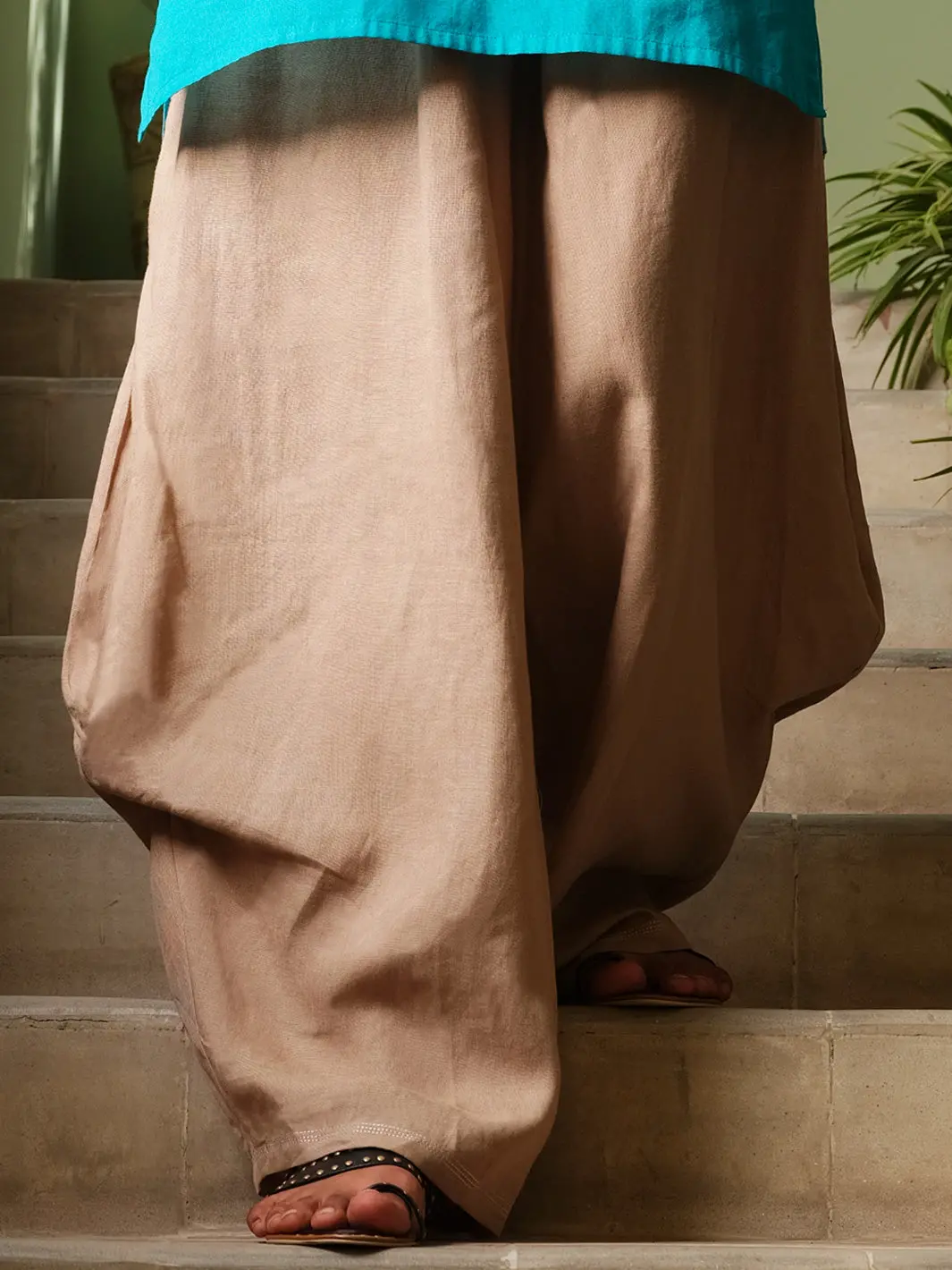 Beige Linen Trouser - Alcr-T-1001 1