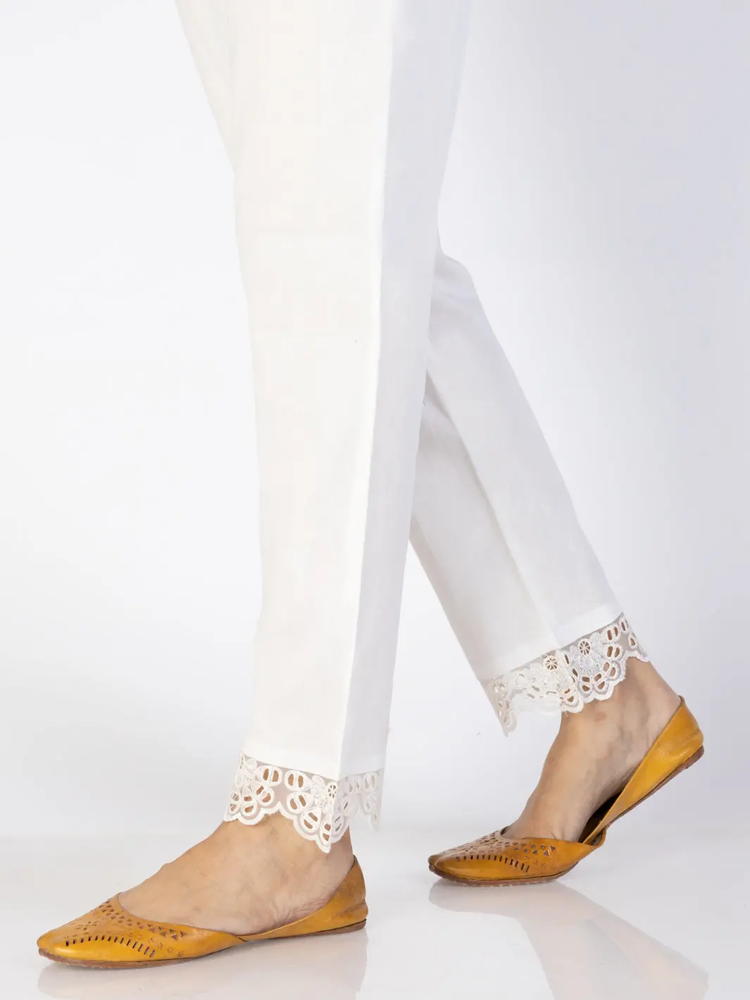 White Dyed Trousers - Al-T-703 1