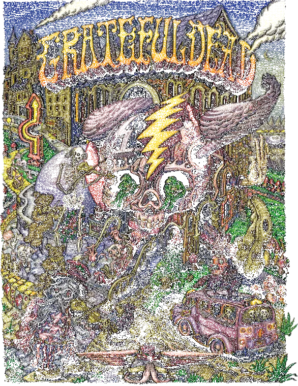 Auction - Grateful Dead ‘25 - 60Th Anniversary - David Welker - 3D Lenticular Poster - Edition Of 100 - Mint 1