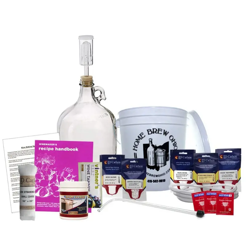 All In One Wine Making Equipment Supply Kit 1