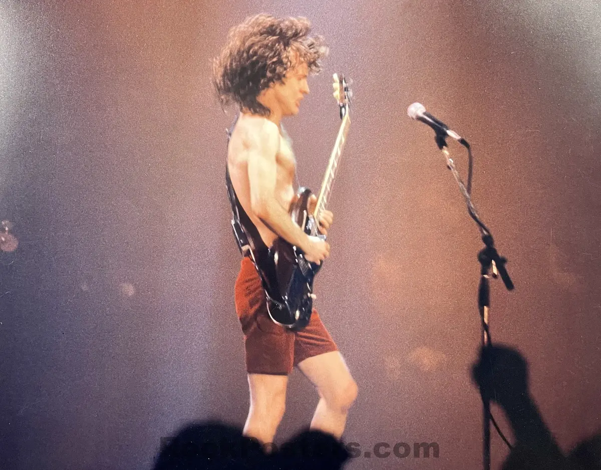 Ac/Dc  Angus Young - Live Concert - Color Photograph -  Near Mint 1