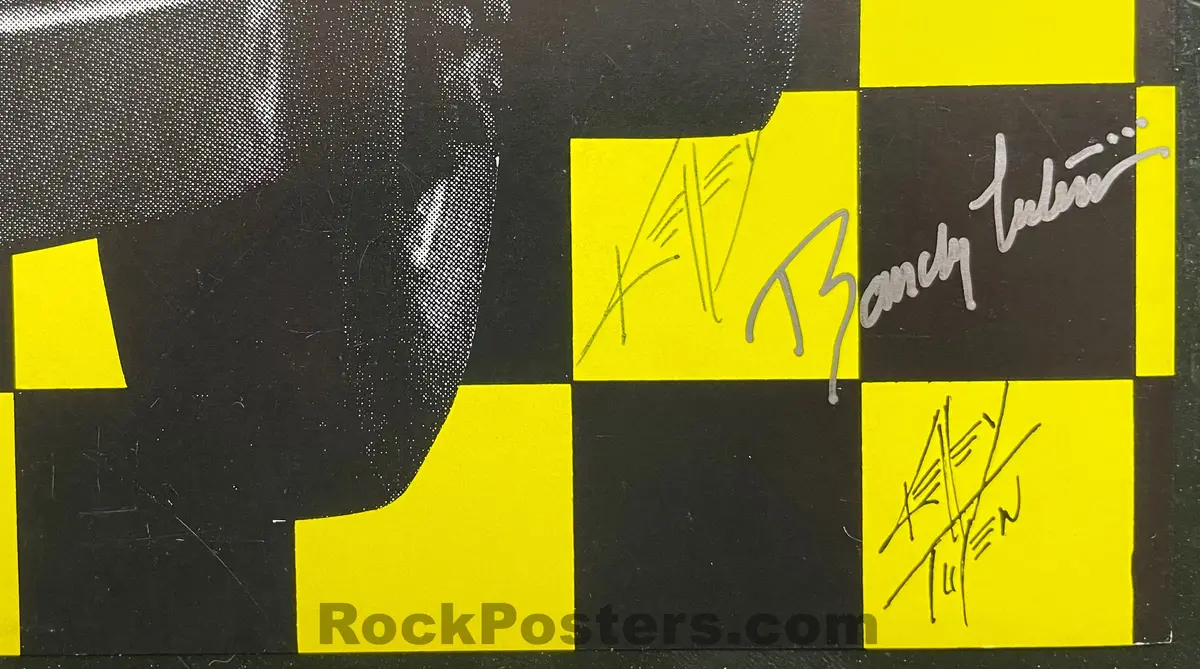 Auction - Aor 4.63 - The Dinosaurs - 1983 Poster - Kelley & Tuten Signed - Wolfgang's - Near Mint Minus 2