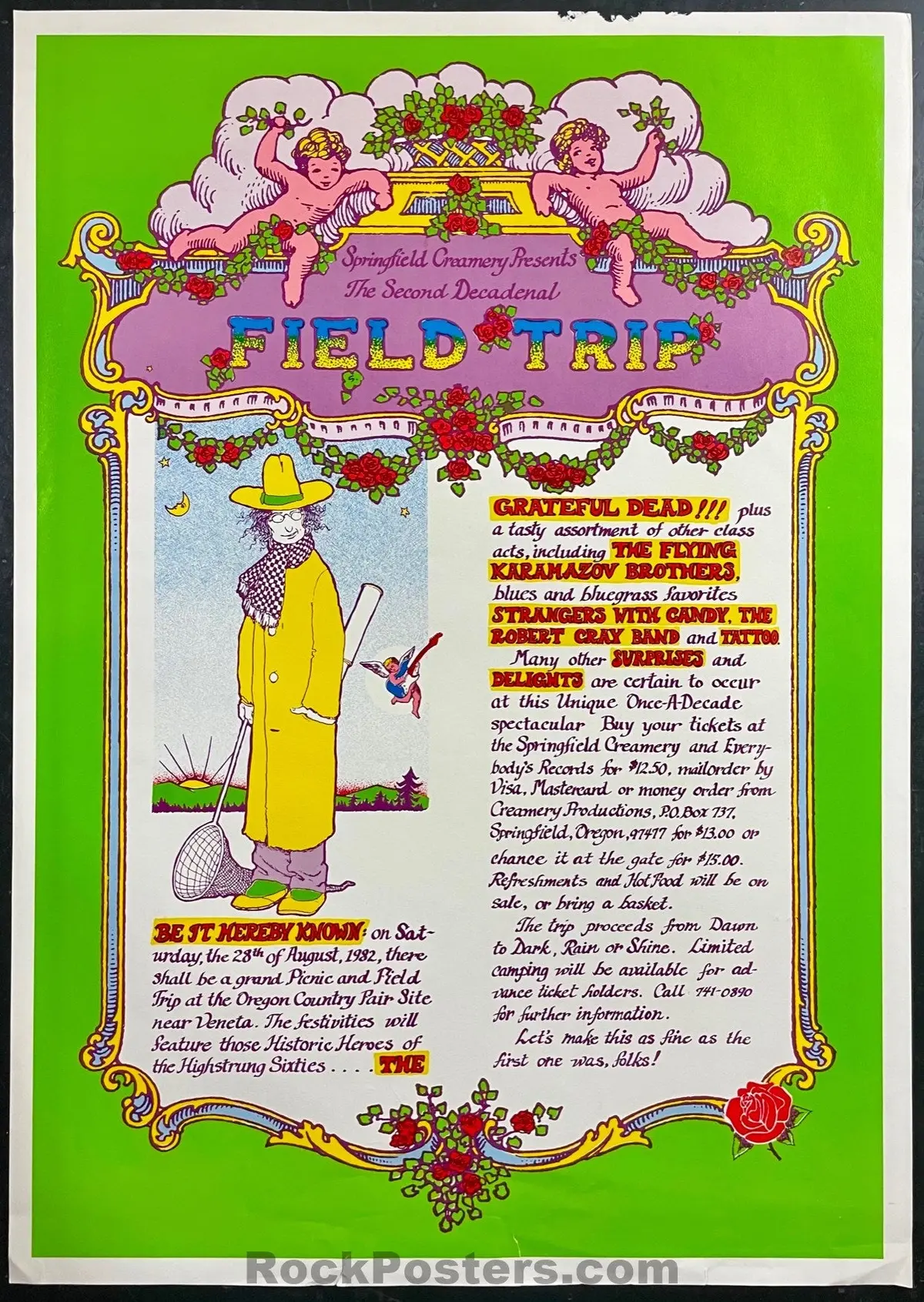 Auction - Aor 4.137 - Grateful Dead - Oregon - 1982 Poster - Excellent 1