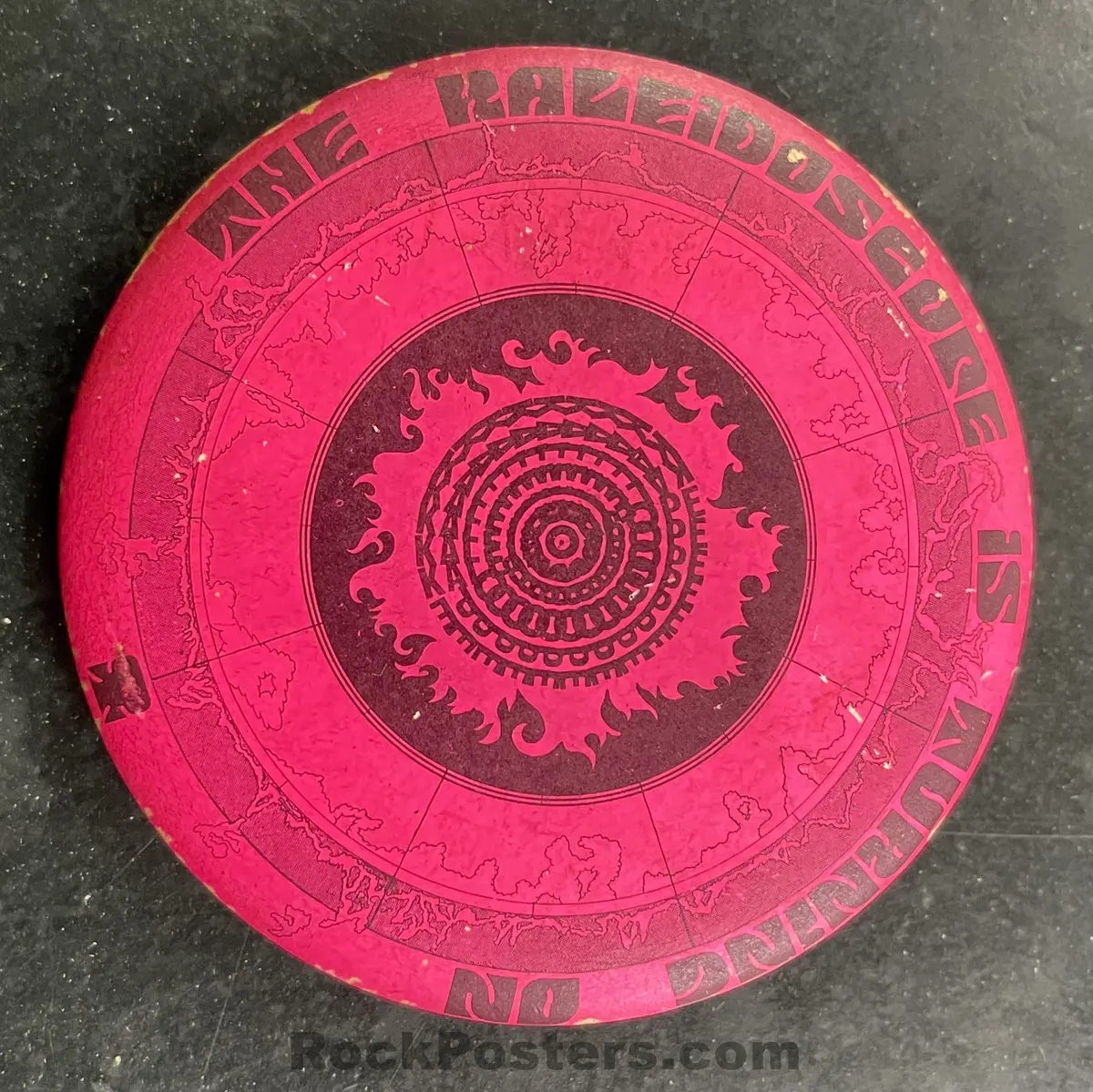 Auction - Grateful Dead - 1967 Grand Opening Button - Kaleidoscope La - Excellent 1