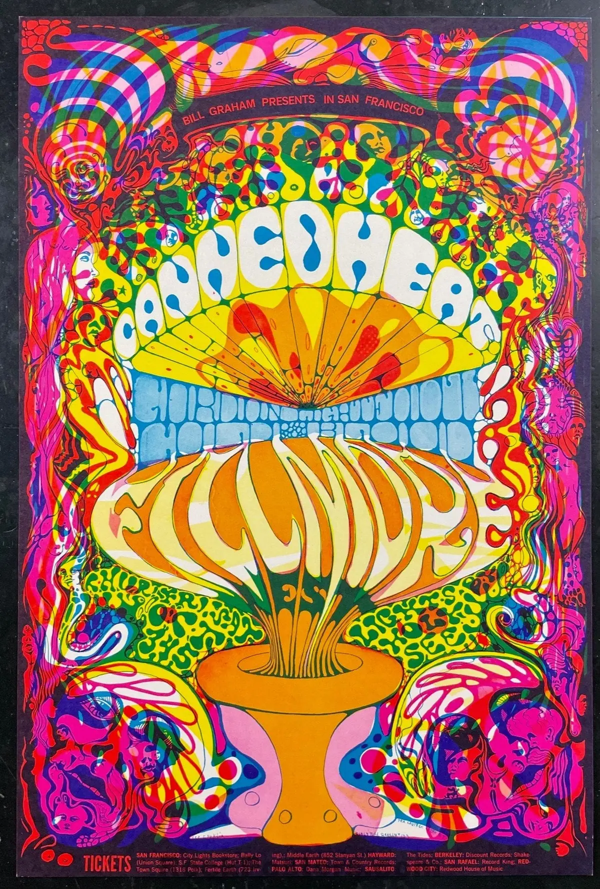 Auction -  Bg-139 - Canned Heat - Lee Conklin - 1967 Poster - Fillmore West - Near Mint 1