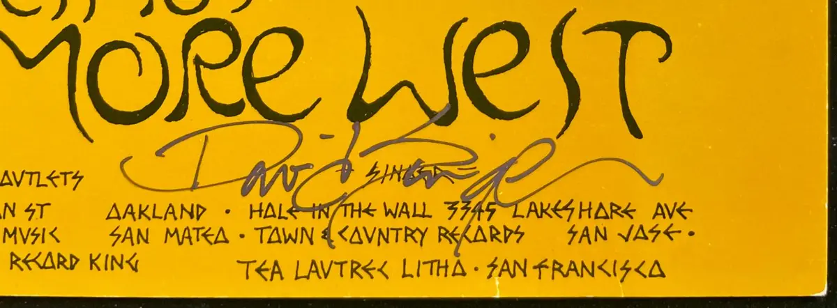 Auction - Bg-231 - Jethro Tull - Ian Anderson & David Singer Signed - Fillmore West - 1970 Poster - Excellent 2