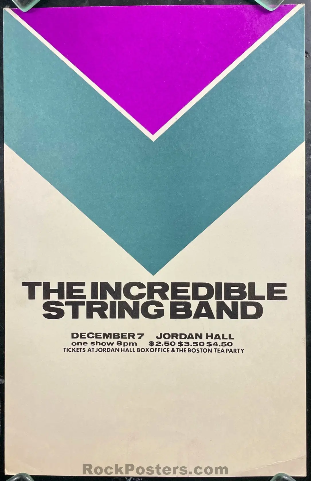 Auction - Incredible String Band - Boston Tea Party - 1968 Poster - Excellent 1