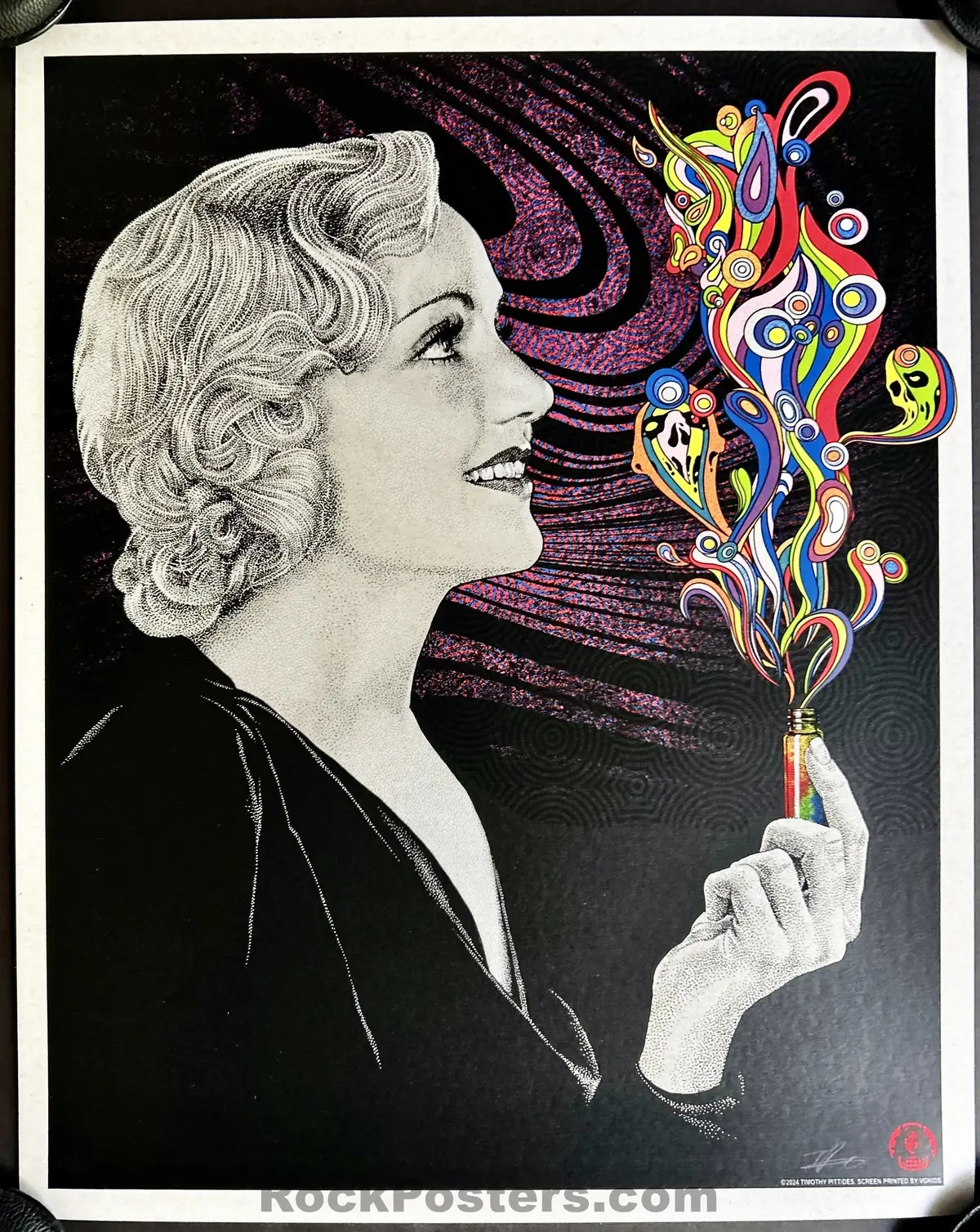 Auction - Lsd '24 - Bicycle Day Poster - Timothy Pittides - Mint 1