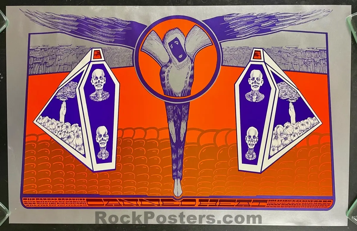 Auction - Canned Heat - 1968 Poster - San Diego - Excellent 1