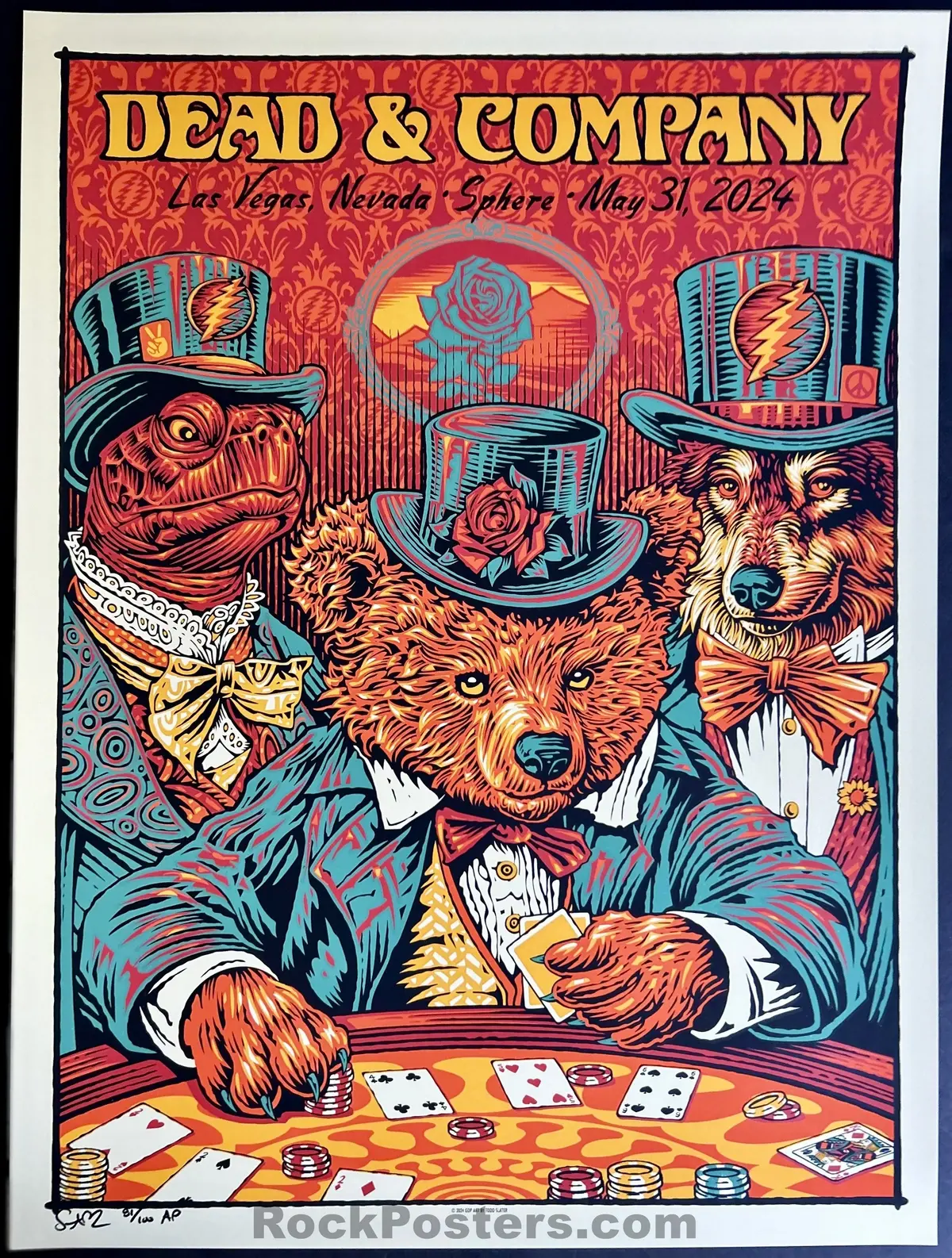 Auction - Dead & Company - Las Vegas '24 - The Sphere - Todd Slater - Artist Proof Edition Of 100 - Mint 1