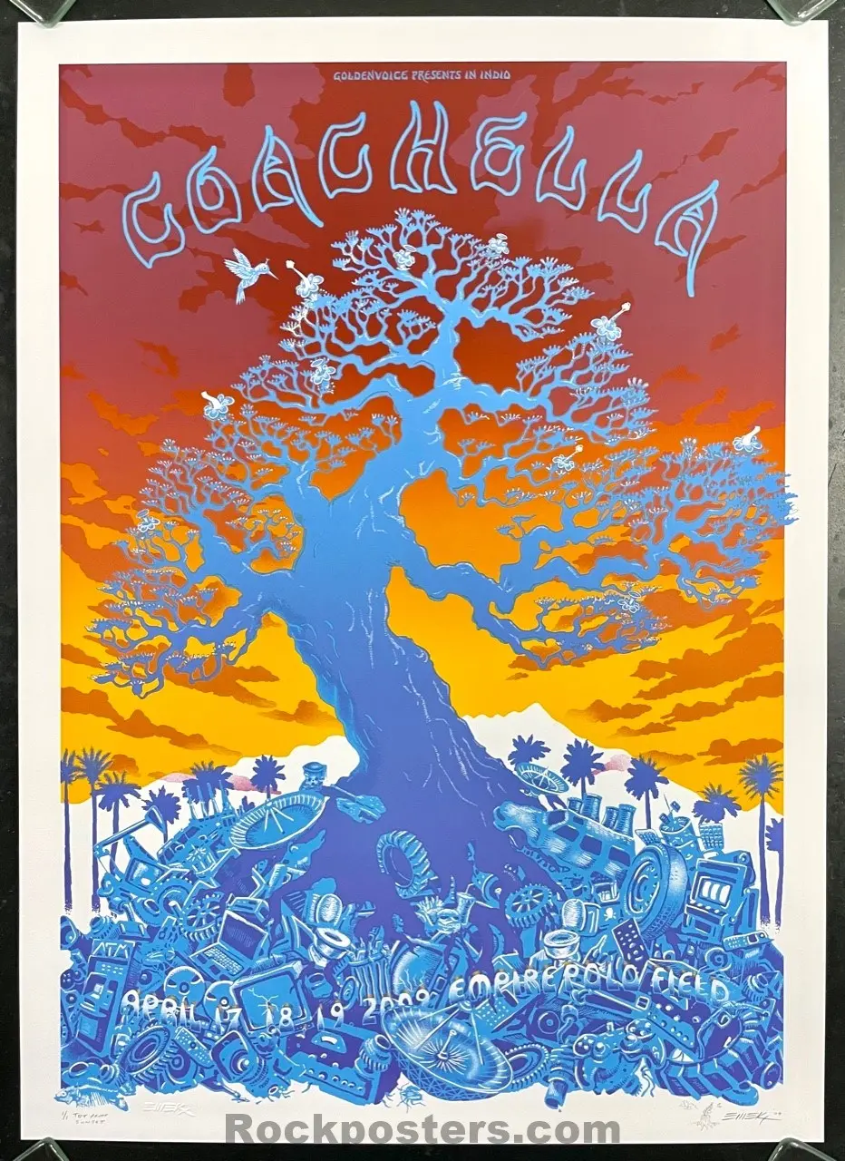 Auction - Coachella - Indio '09 - Emek - Sunset Test Print - Edition Of 1 - Mint 1