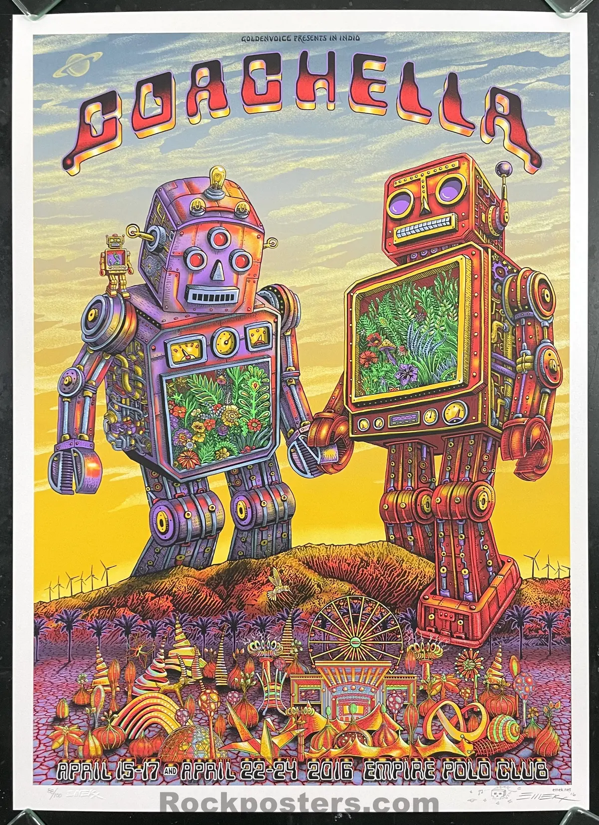 Auction - Coachella Indio '16 - Emek - Artist Edition - Mint 1