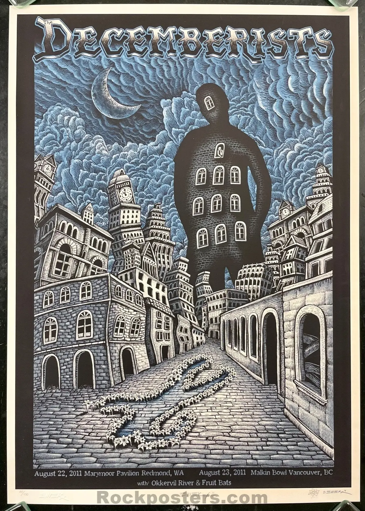 Auction - Decemberists - Redmond/Vancouver '11 - Emek - Artist Edition - Near Mint Minus 1