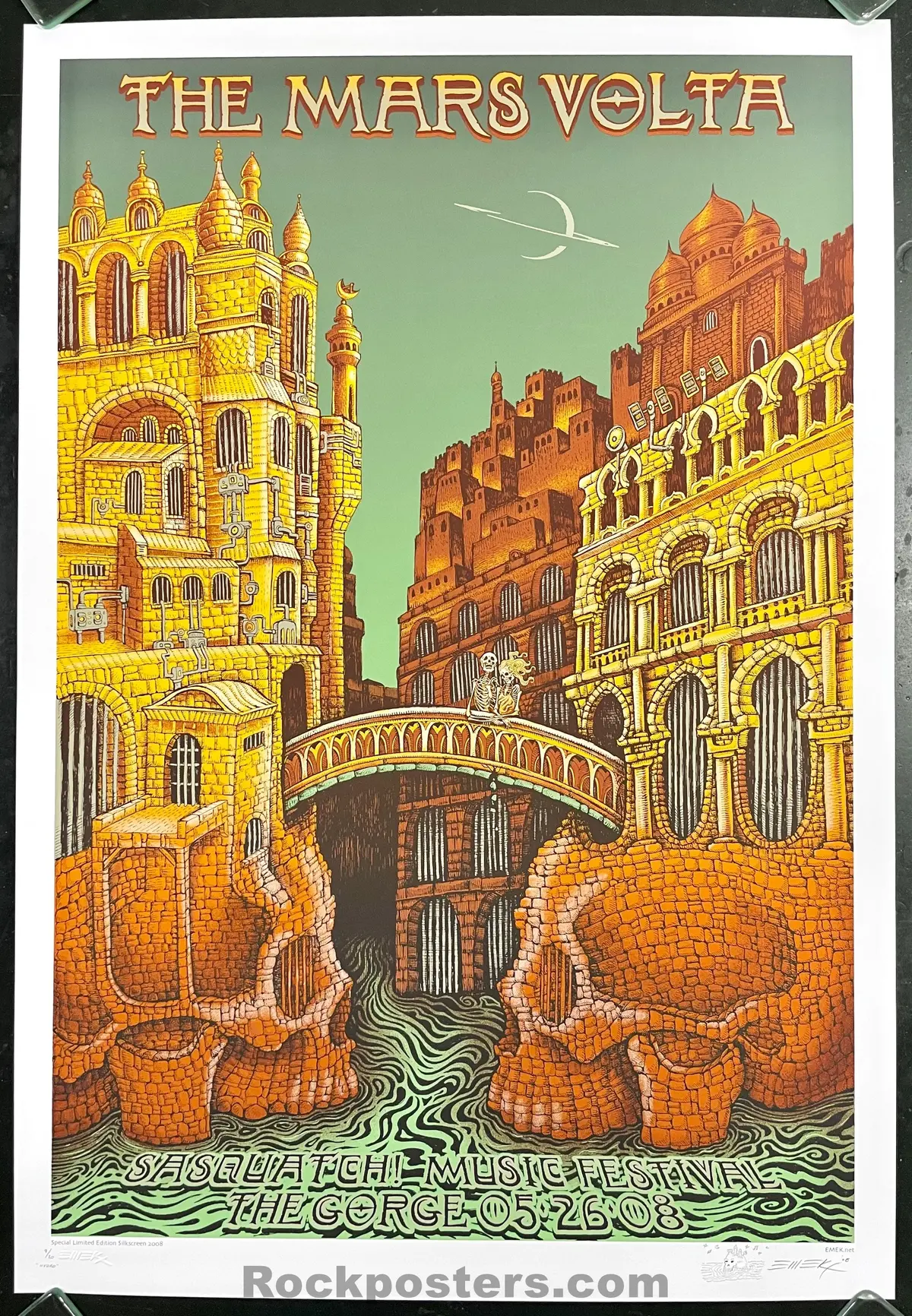 Auction - Mars Volta - Sasquatch '08 - Emek - Hydro Variant - Mint 1