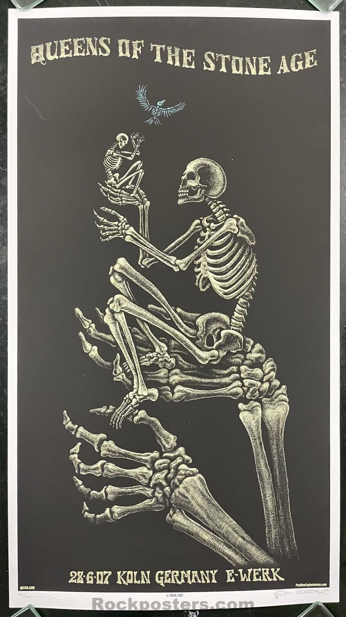 Auction - Queens Of The Stone Age - Koln, Germany '07 - Emek -  Near Mint Minus 1