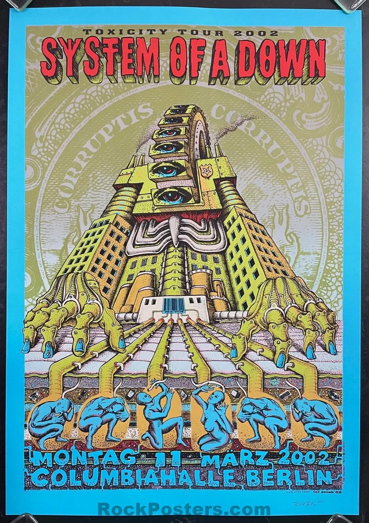 Auction - Emek - System Of A Down - Berlin '02 - Blue Variant Edition - Near Mint 1