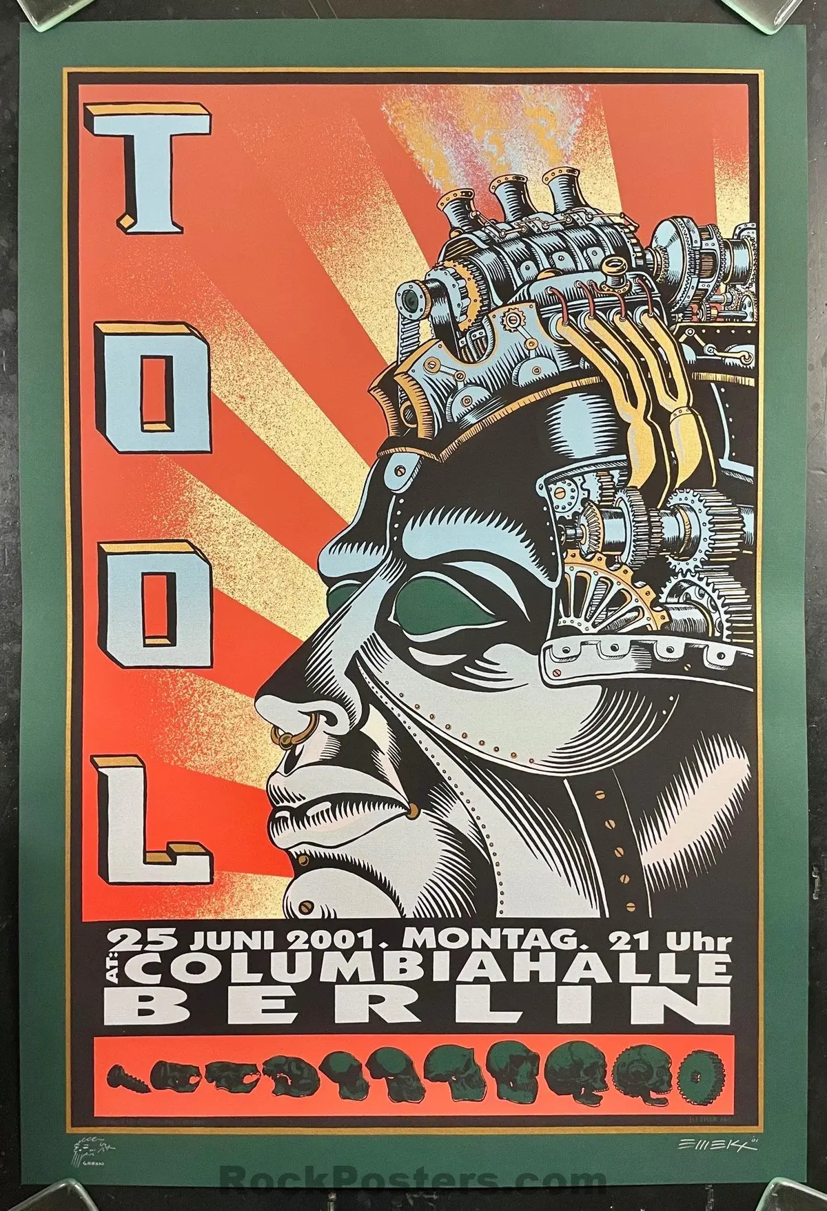Auction - Tool - Berlin '01 -  Emek - Green Variant Edition - Near Mint 1