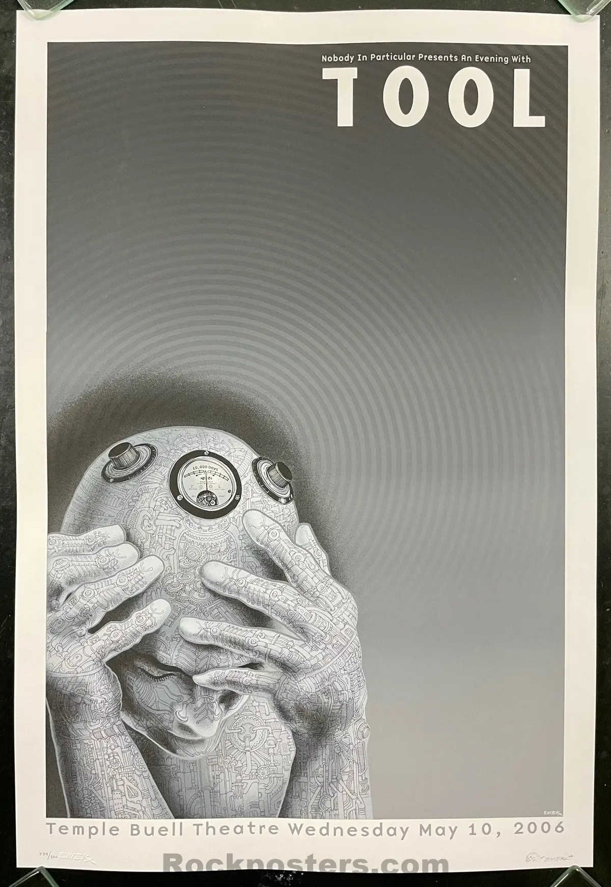 Auction - Tool -  Denver '06 -  Emek - Cyberman - 1St Edition - Near Mint Minus 1