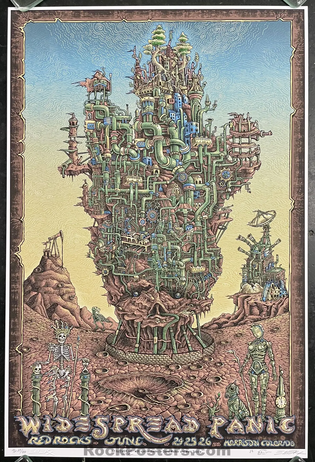 Auction - Widespread Panic - Morrison '16 - Emek - Artist Proof - Mint 1