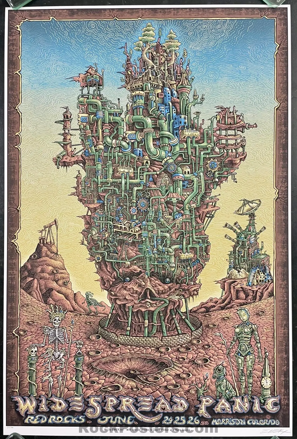 Widespread Panic - Morrison '16 - Emek - Show Edition - Mint 1