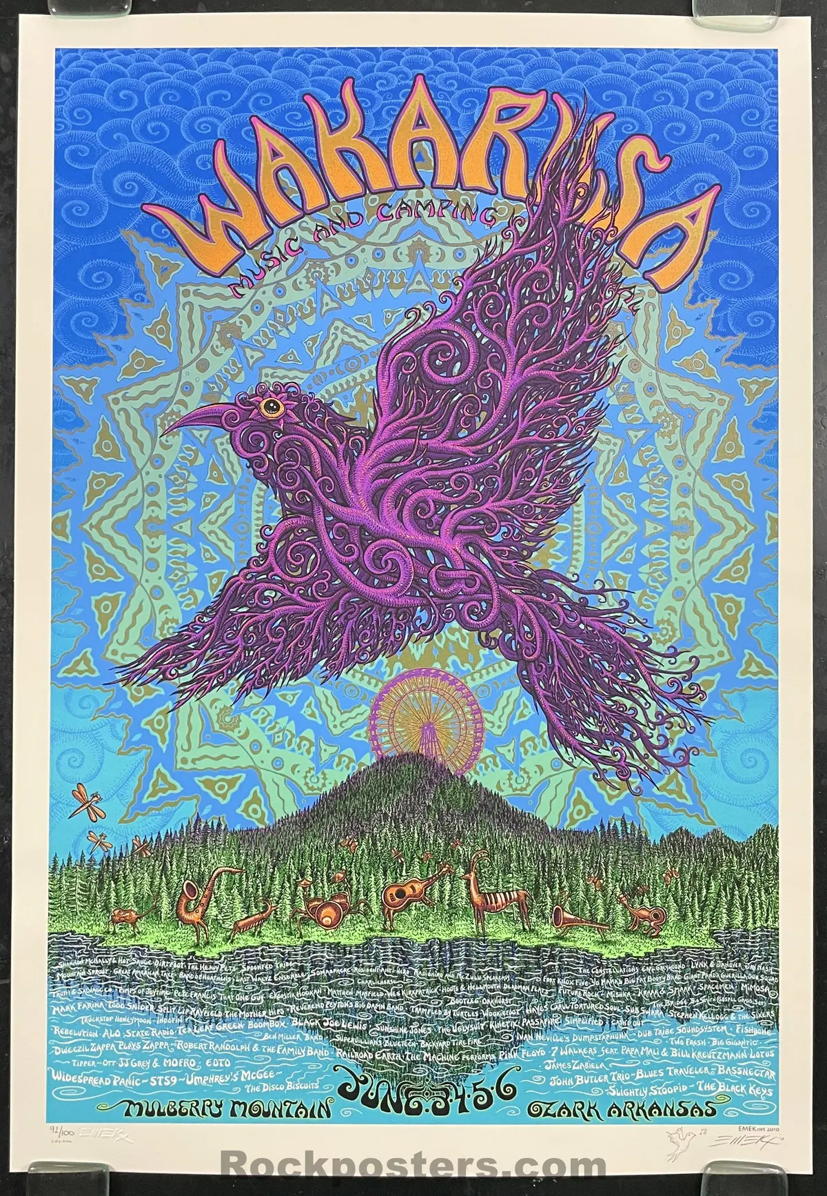 Auction - Wakarusa '10 - Emek - Cream - Artist Edition Of 100 - Mint 1